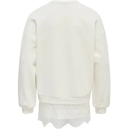 KIDS ONLY GIRL sweater - wit Meisjes Katoen Ronde hals Effen, foto 2