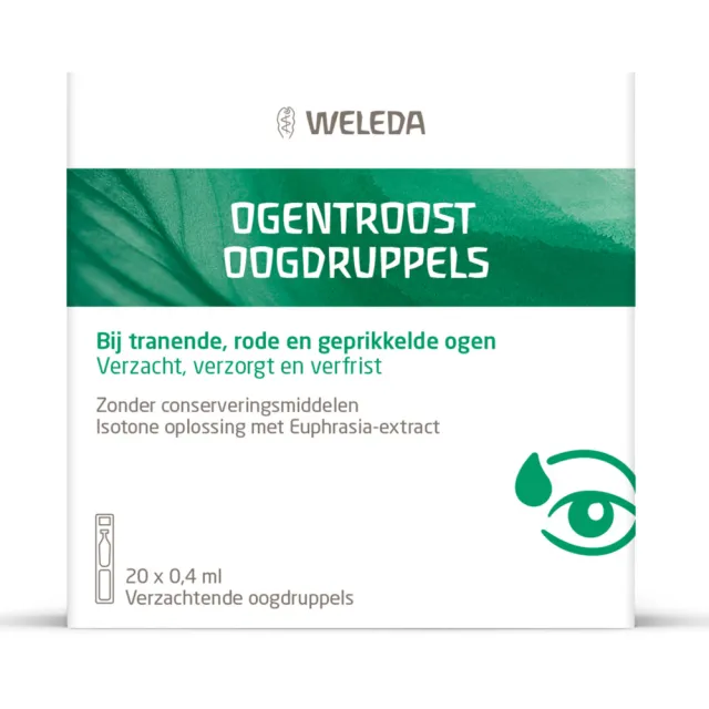 Weleda Ogentroost Oogdruppels Ampullen 20 stuks