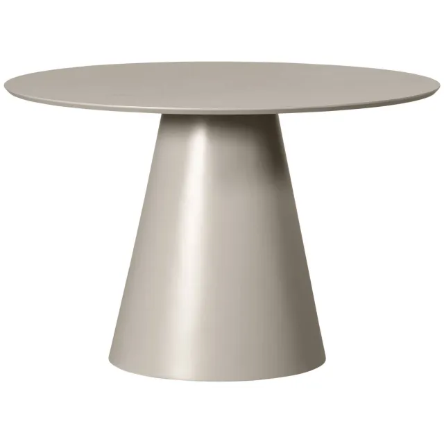 WOOOD Jorre Eettafel - MDF - Militair Bruin - 76x120x120 antique beige