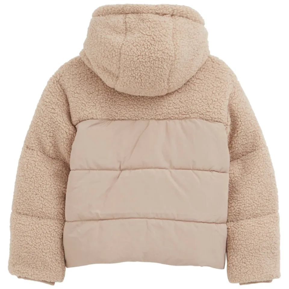 WE Fashion teddy winterjas beige meisjes, foto 5