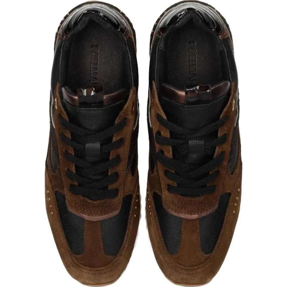 Poelman Valeria suède sneakers - bruin, foto 5