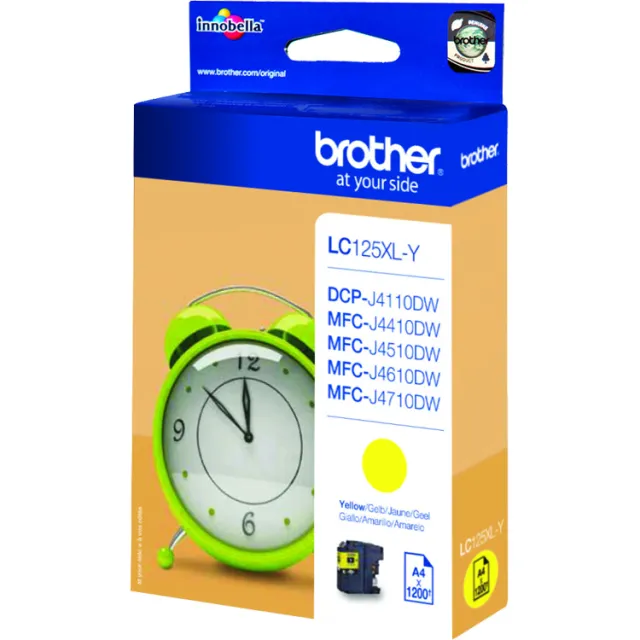 Brother LC-125XLY inktcartridge geel