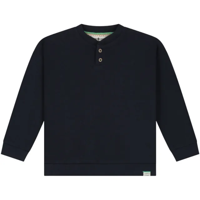 Stains&Stories sweater - marineblauw