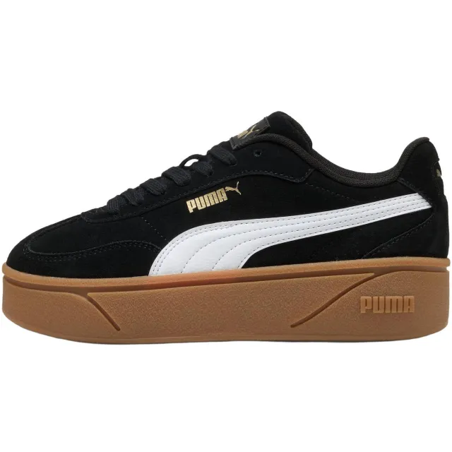 Puma Club suede leren sneakers II Era zwart/wit