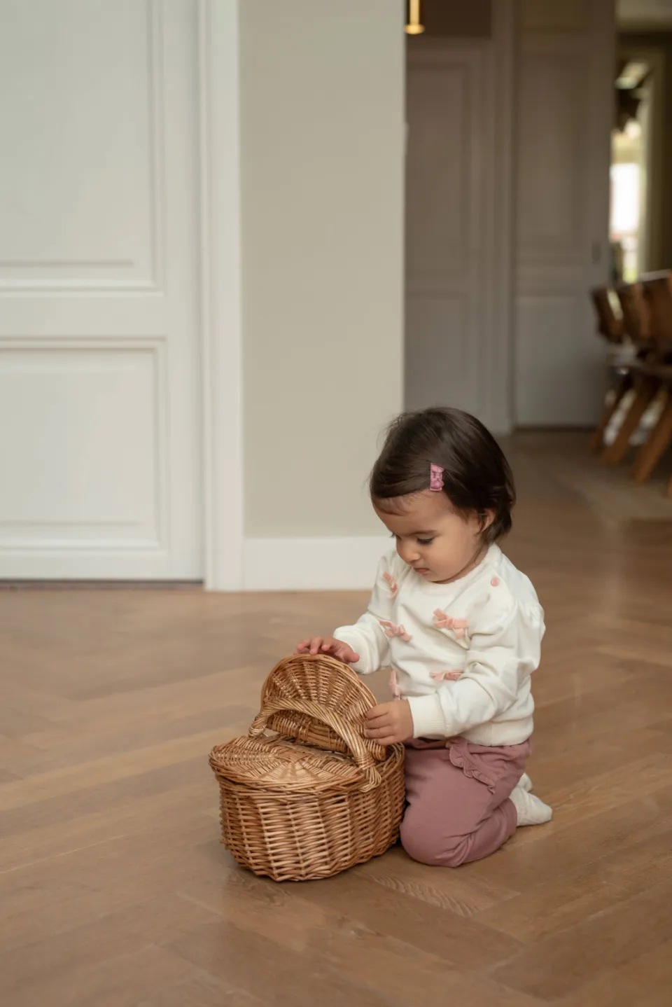Dirkje baby joggingbroek roze