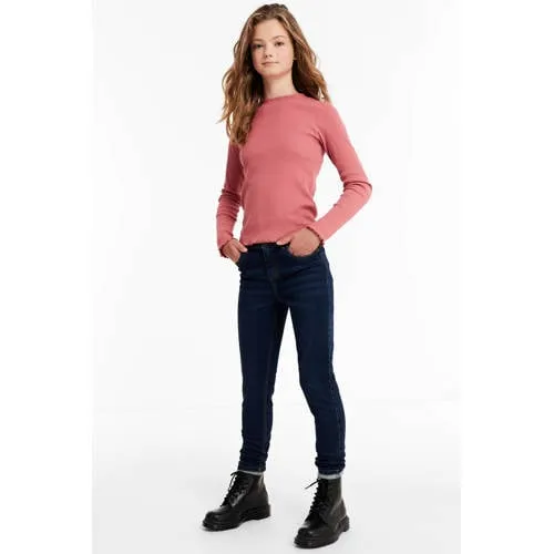 Anytime skinny jeans donkerblauw, foto 2