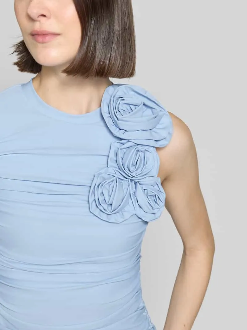 Yas Yasdona SL maxi-jurk lichtblauw, foto 4