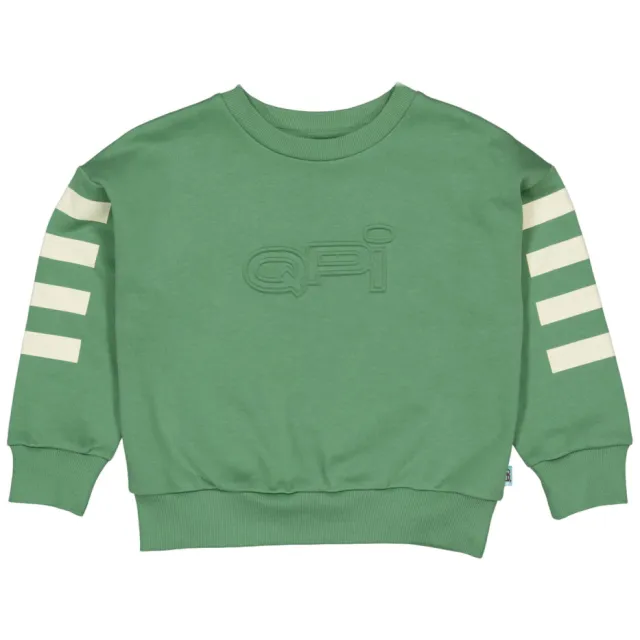QPI gestreepte sweater - groen, foto 2
