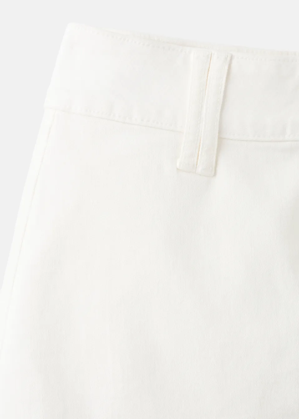 Mango Teen denim mini rok wit, foto 7