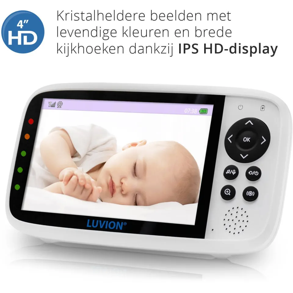 Luvion Essential 2 White babyfoon met camera