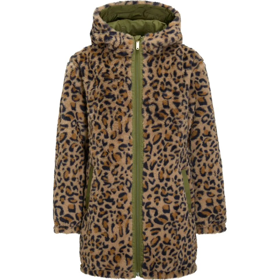 Me & My Monkey reversible lange jas groen, foto 7