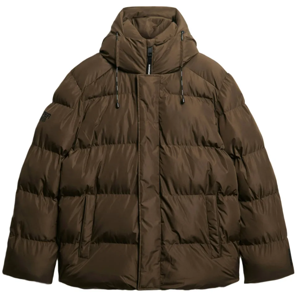 Superdry 5 Baffle Sports winterjas bruin, foto 2