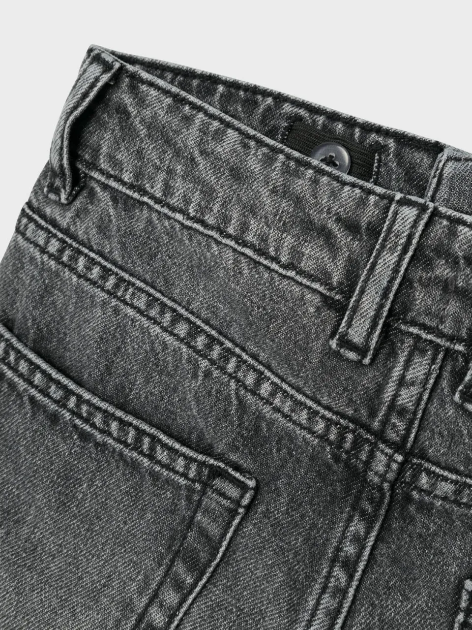 NAME IT KIDS straight fit jeans NKMRYAN dark grey denim, foto 5