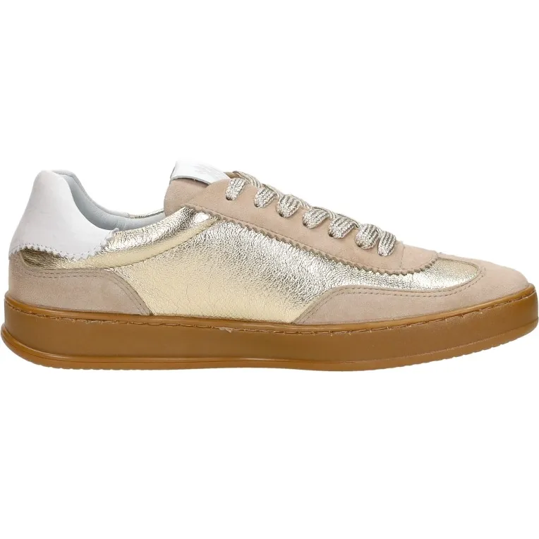 Sub55 Cunda lage sneakers goud Goudkleur