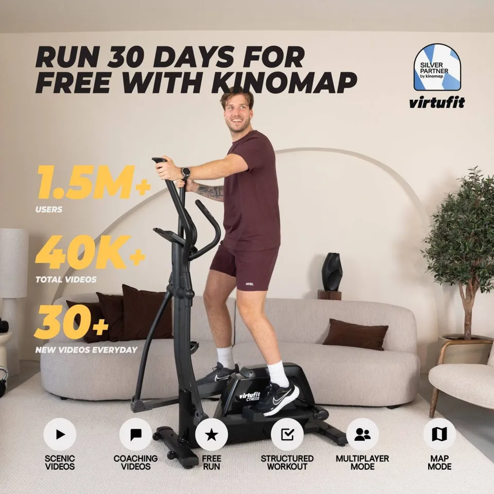 Virtufit CTR 3.0i crosstrainer zwart, foto 2