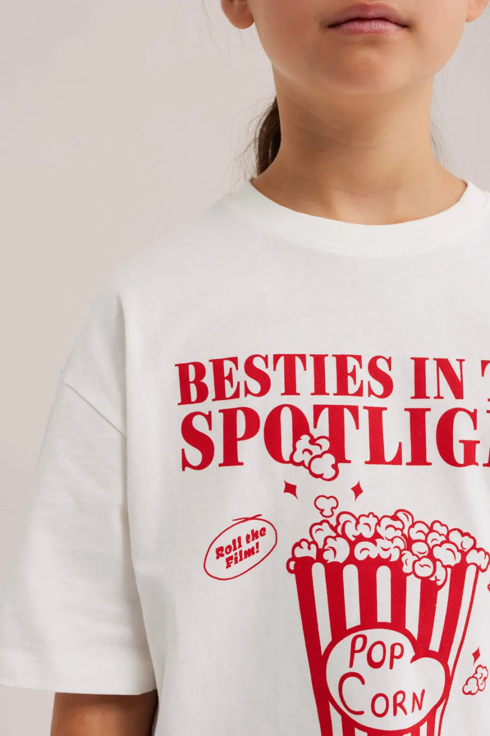 WE Fashion t-shirt met print wit rood, foto 5