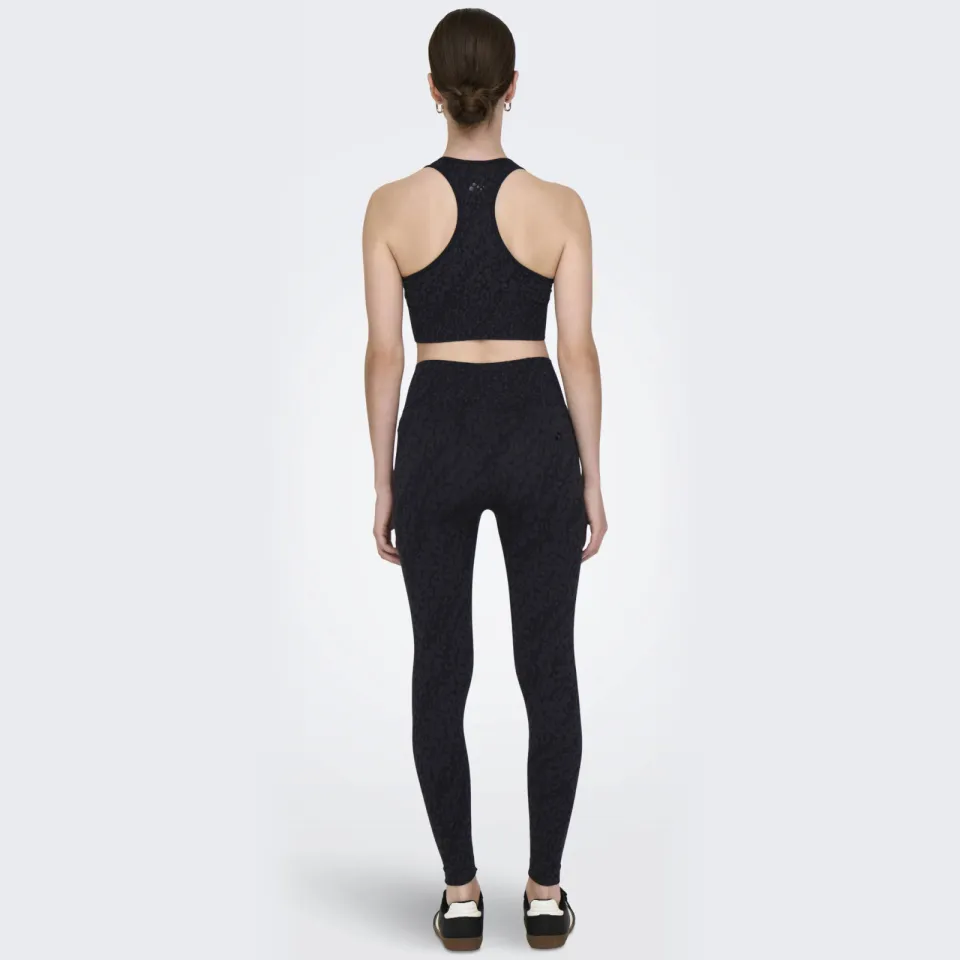 Only Play sporttop ONPDAISY-2-BETTY panterprint zwart/donkergrijs, foto 3