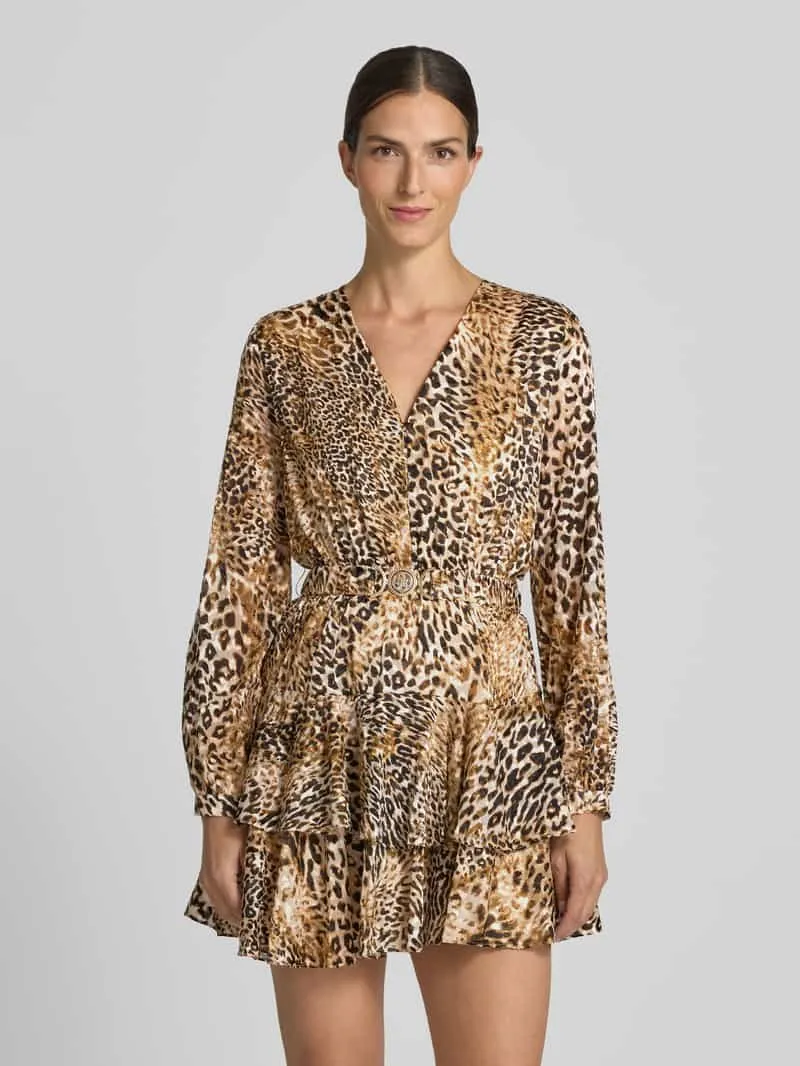 Guess CLARISSE mini-jurk lichtbruin