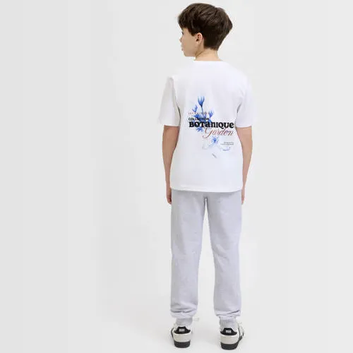 Jack & Jones JUNIOR joggingbroek lichtgrijs melange, foto 3