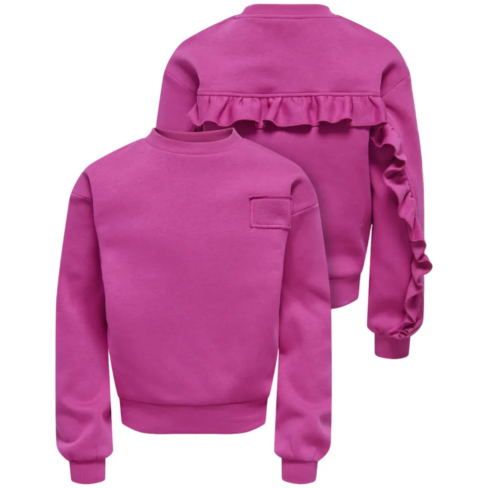 KIDS ONLY GIRL sweater met ruches - fuchsia, foto 2