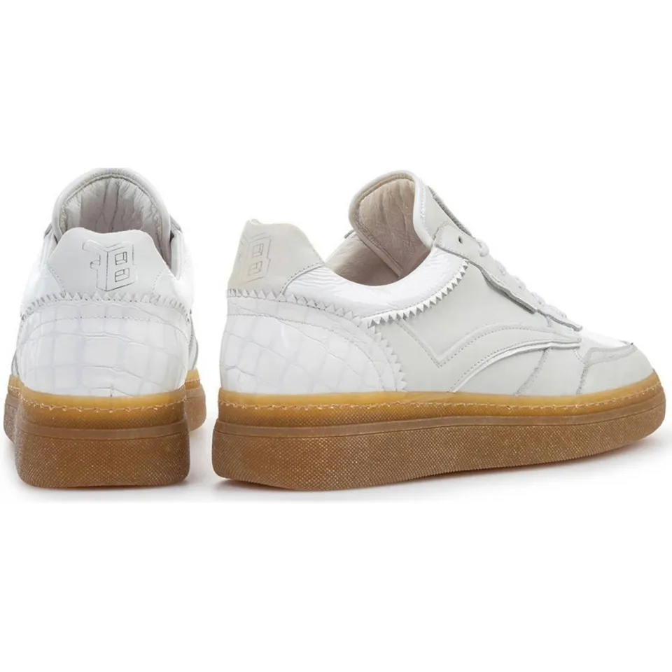 Floris Van Bommel Fygi 01.03 leren sneakers wit, foto 4