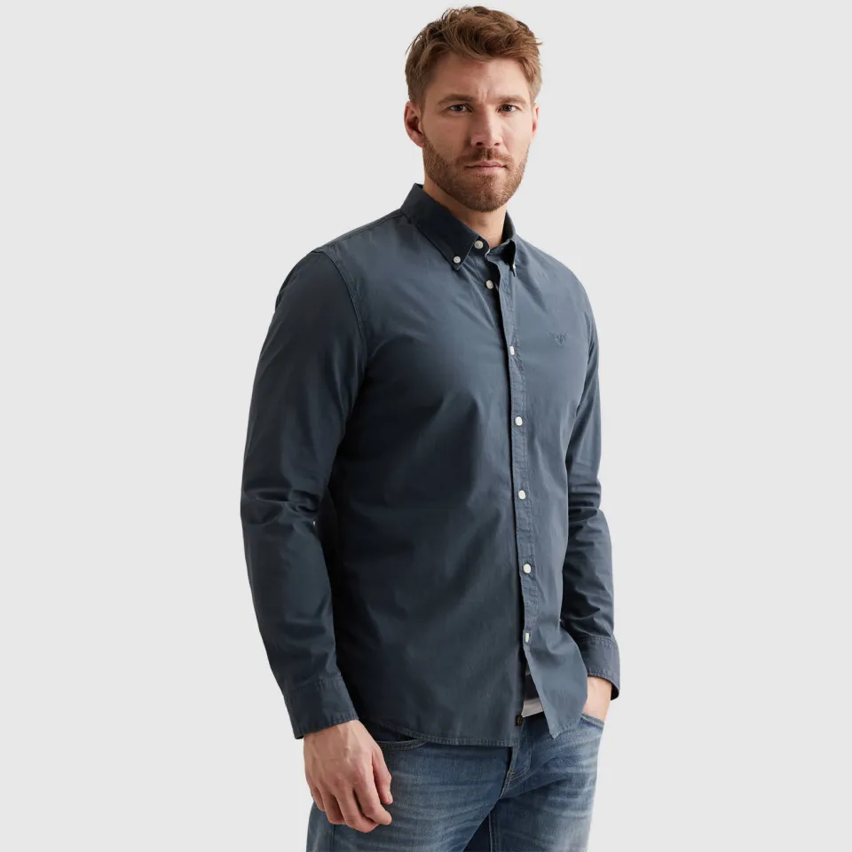 PME Legend regular casual overhemd donkerblauw, foto 3