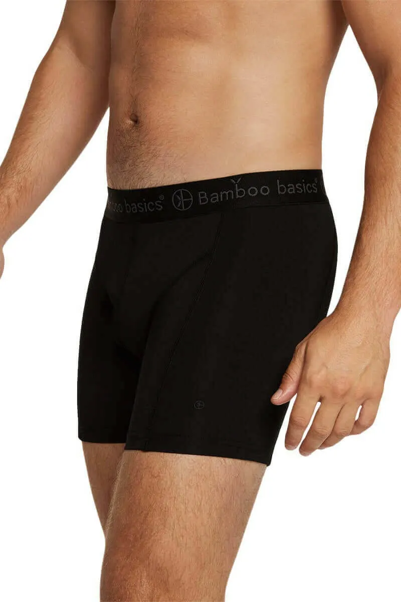 Bamboo Basics boxershort Rico met bamboe (set van 3) groen/donkerblauw/zwart, foto 4