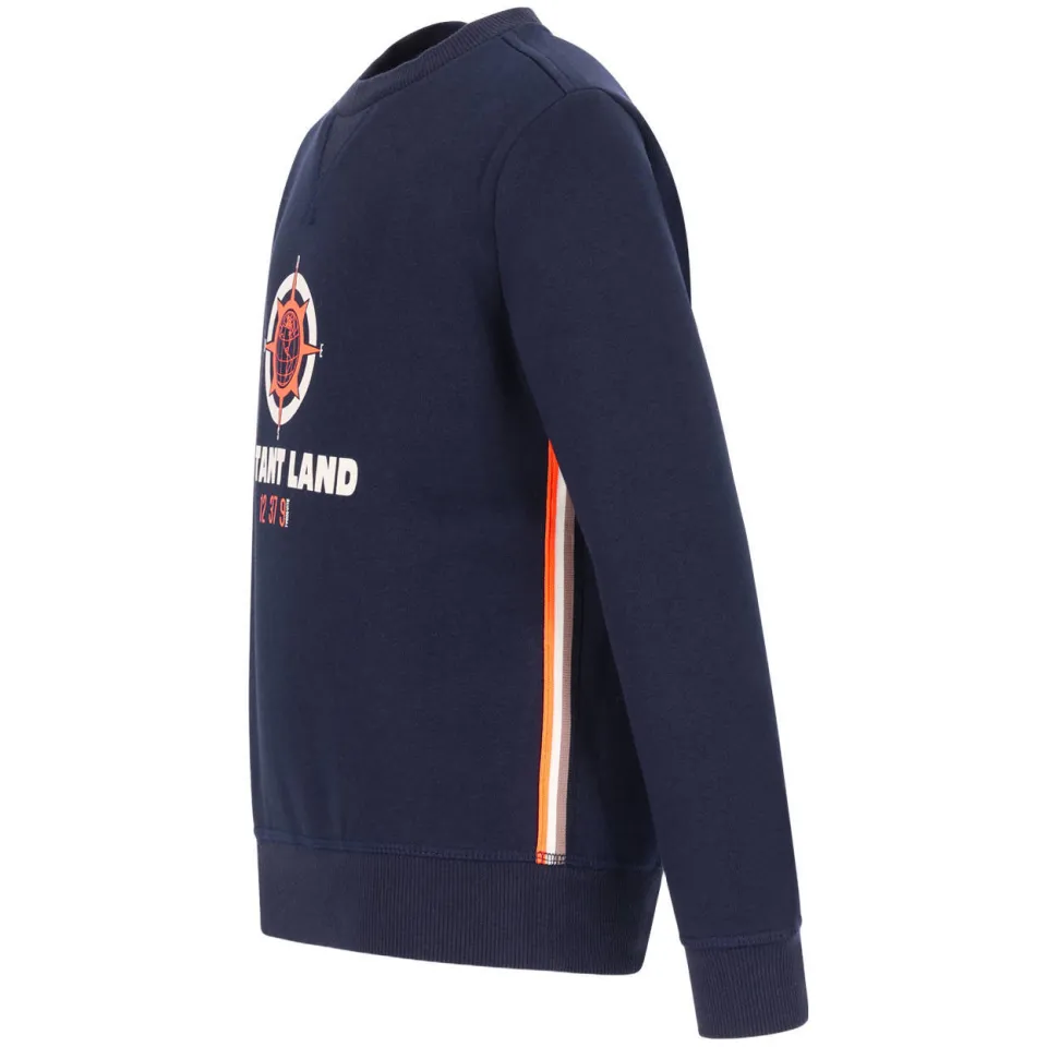 TYGO & vito sweater met print - donkerblauw, foto 5