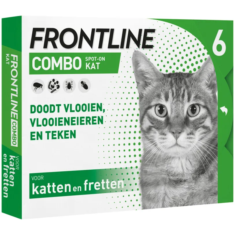 Frontline Combo spot-on kat vlooien- en tekenmiddel, foto 2