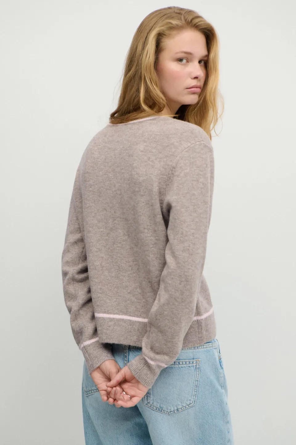 Mango TEEN gebreide trui - bruin, foto 5