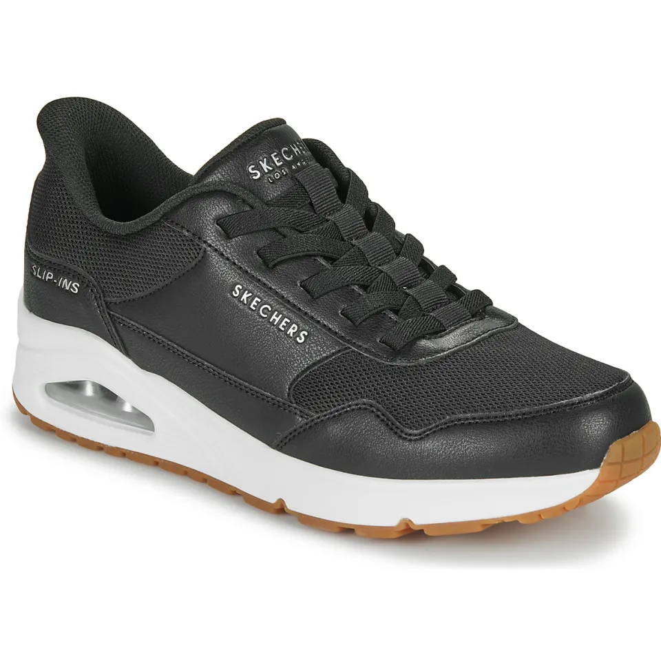 Skechers Slip-ins Uno Simplified lage sneakers zwart, foto 3