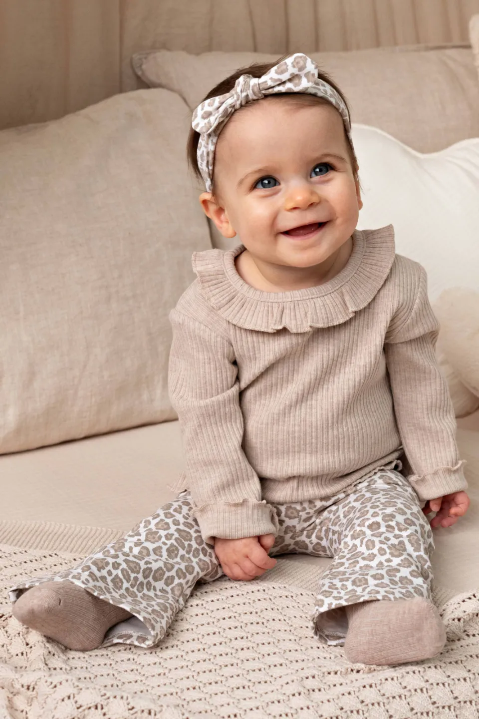 Feetje longsleeve Dress to Impress taupe, foto 8