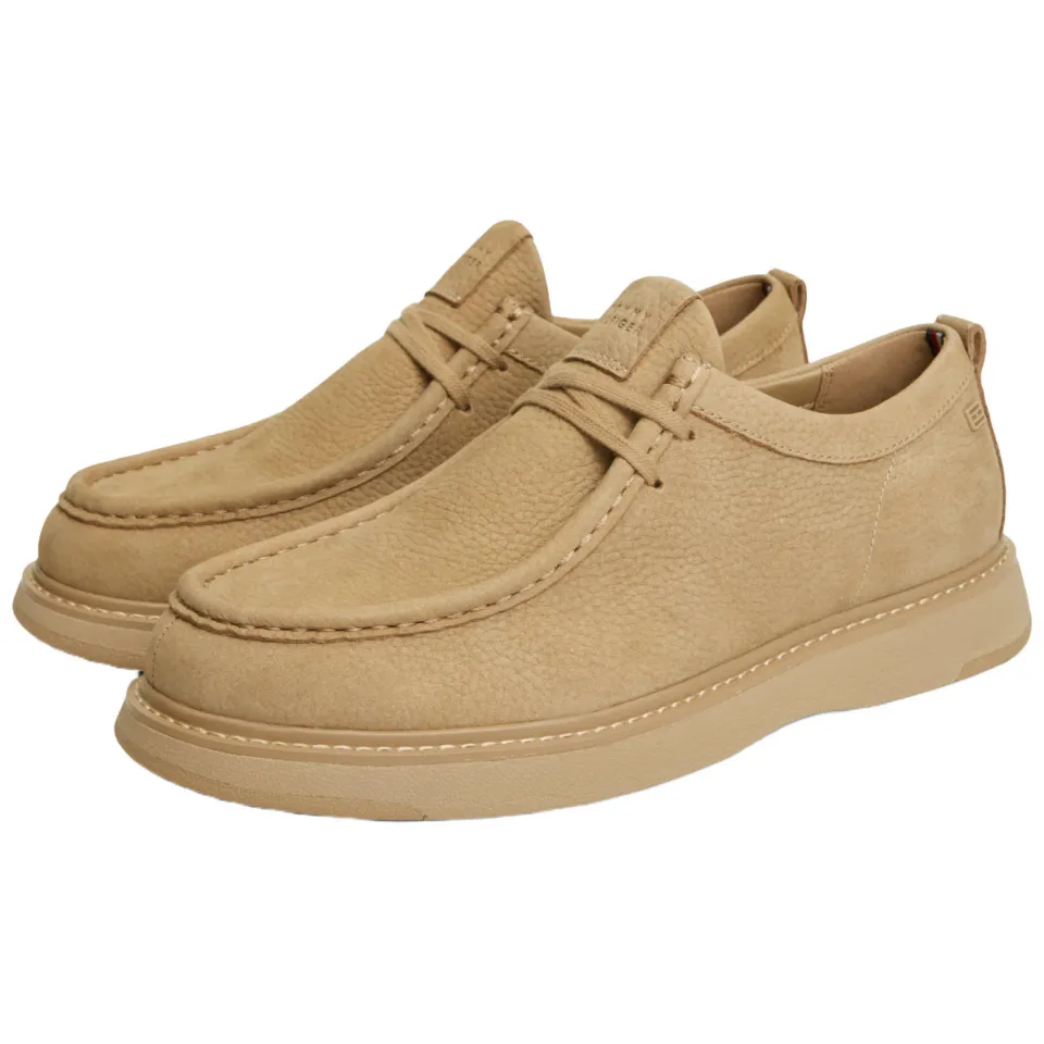 Tommy Hilfiger suède veterschoenen - beige, foto 2