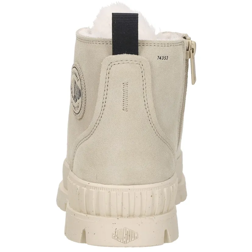 Palladium Pallashock Zip Warm laars beige, foto 4