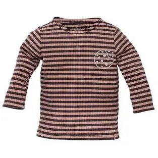 Z8 Younes longsleeve donkerbruin beige, foto 2