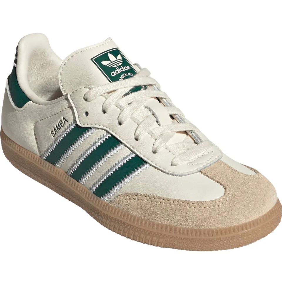 Adidas Originals Samba OG leren sneakers - ecru/groen, foto 5