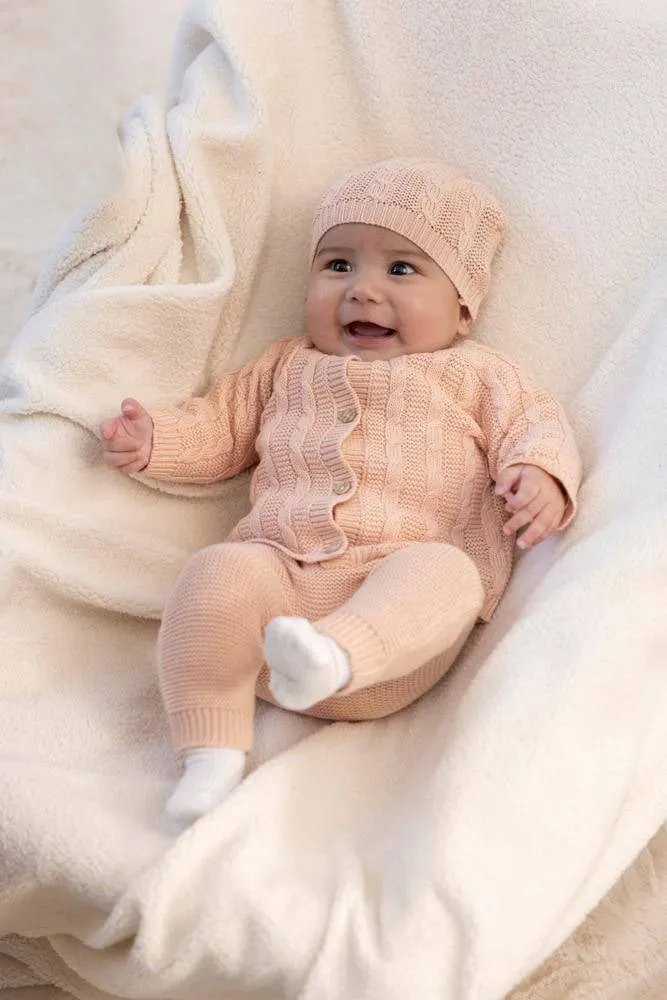 Feetje The Knits babybroek zalmroze, foto 8