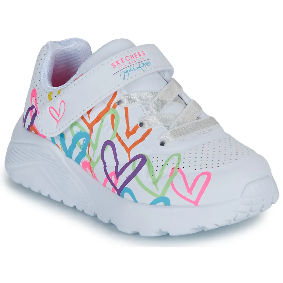 Skechers Uno Lite Love Levitate sneakers wit