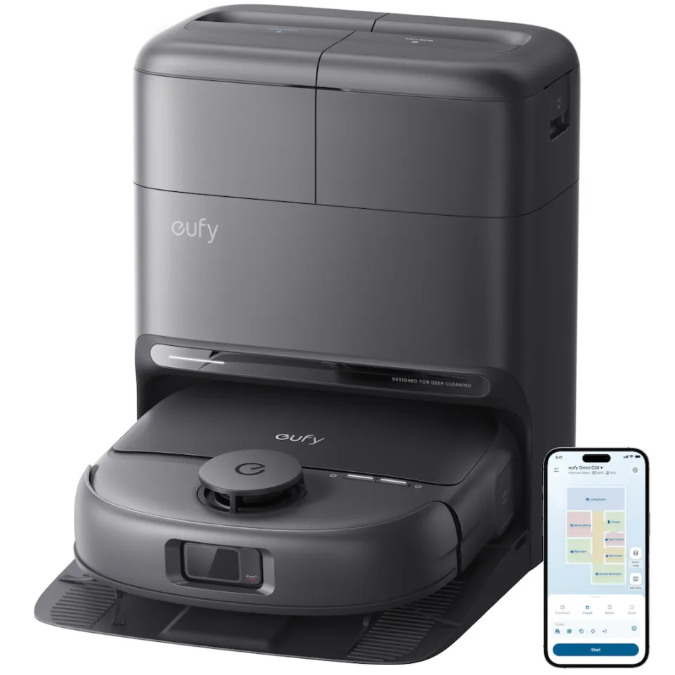 Eufy Omni C28 robotstofzuiger zwart, foto 2