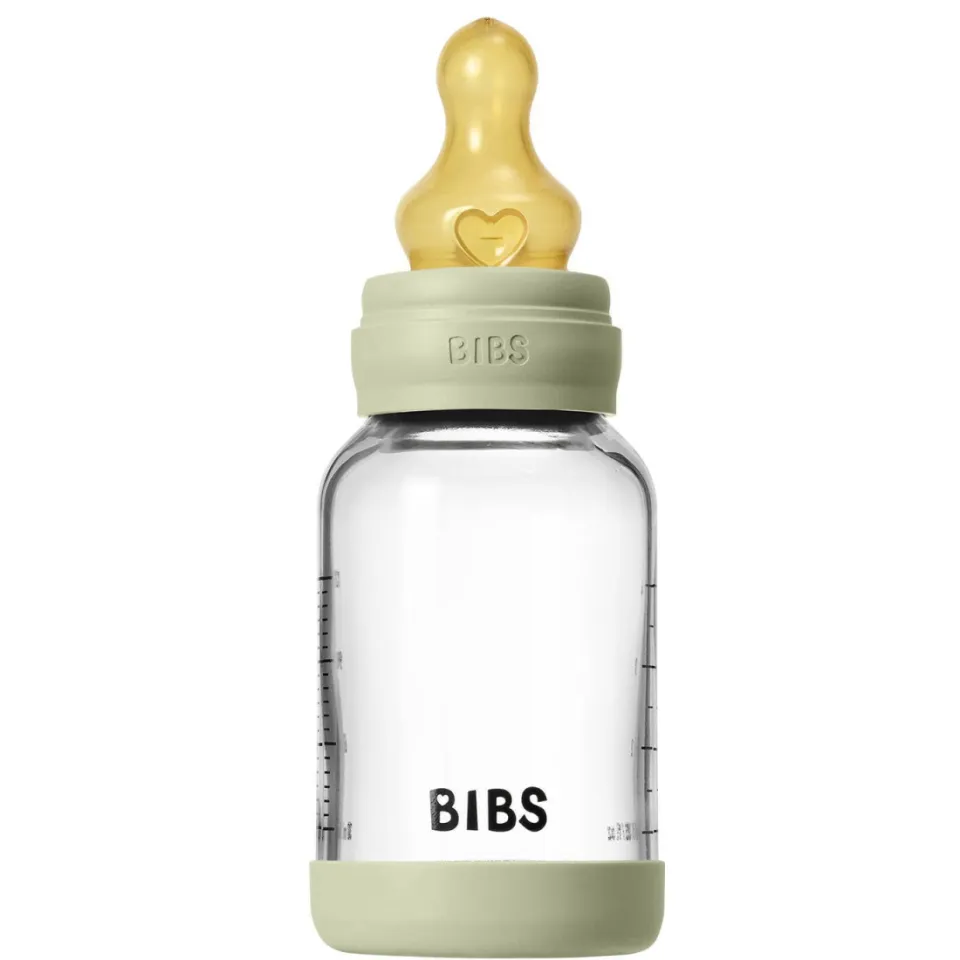 Bibs glazen babyfles 120 ml sage, foto 7
