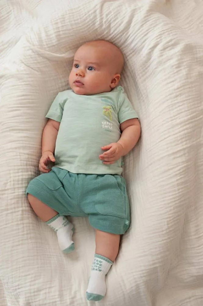 Feetje You Croc my World sweatshort groen, foto 5