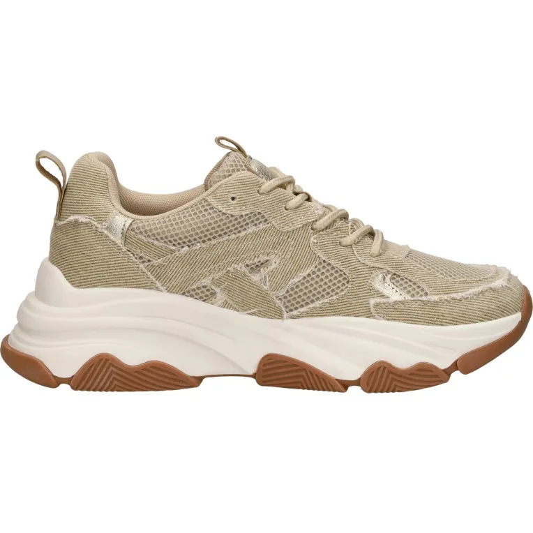 Sub55 lage sneakers beige