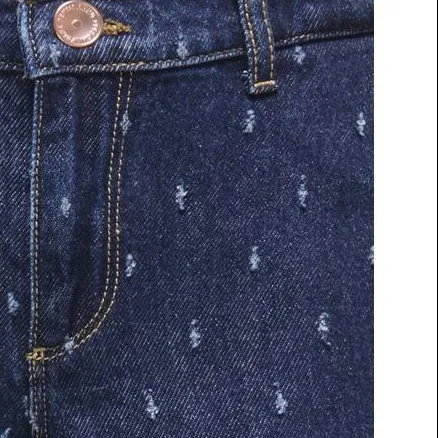 KIDS ONLY GIRL wide leg jeans met print - dark blue, foto 4