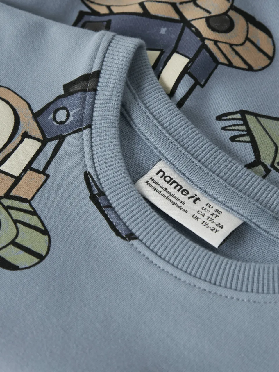 NAME IT MINI sweater met print - blauw, foto 3