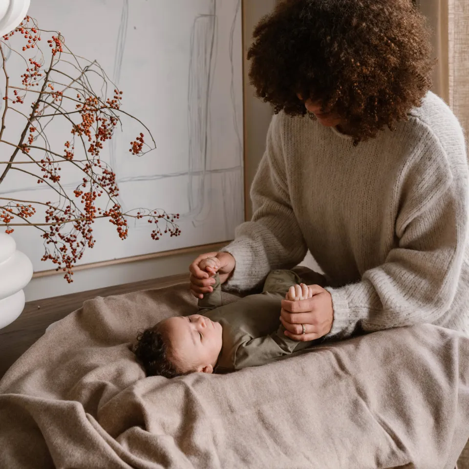 Dirkje longsleeve met printopdruk groenbruin, foto 4
