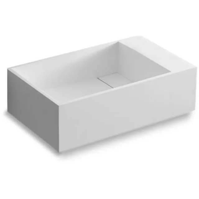 EH Design Fontein EH Design Veneto Solid Surface 400x220x100 mm Mat Wit