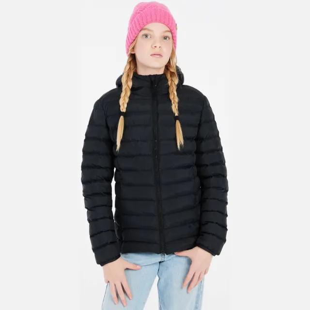 Protest Fair jr gewatteerde jas zwart True Black