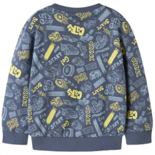 NAME IT MINI sweater Blauw All over print, foto 2