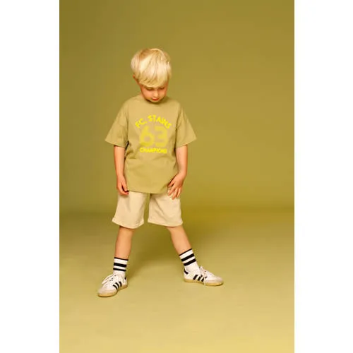 Stains&Stories sweatshort beige, foto 2