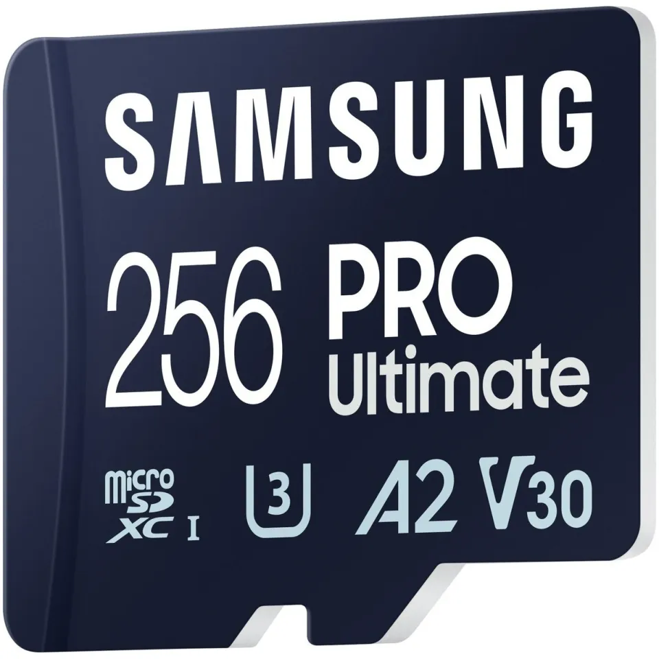 Samsung PRO Ultimate microSDXC 256GB met SD-adapter blauw, foto 3